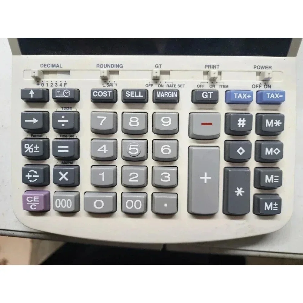 Canon P170-DH Desktop Electronic Printer 12 Digit Calculator Clock & Calendar